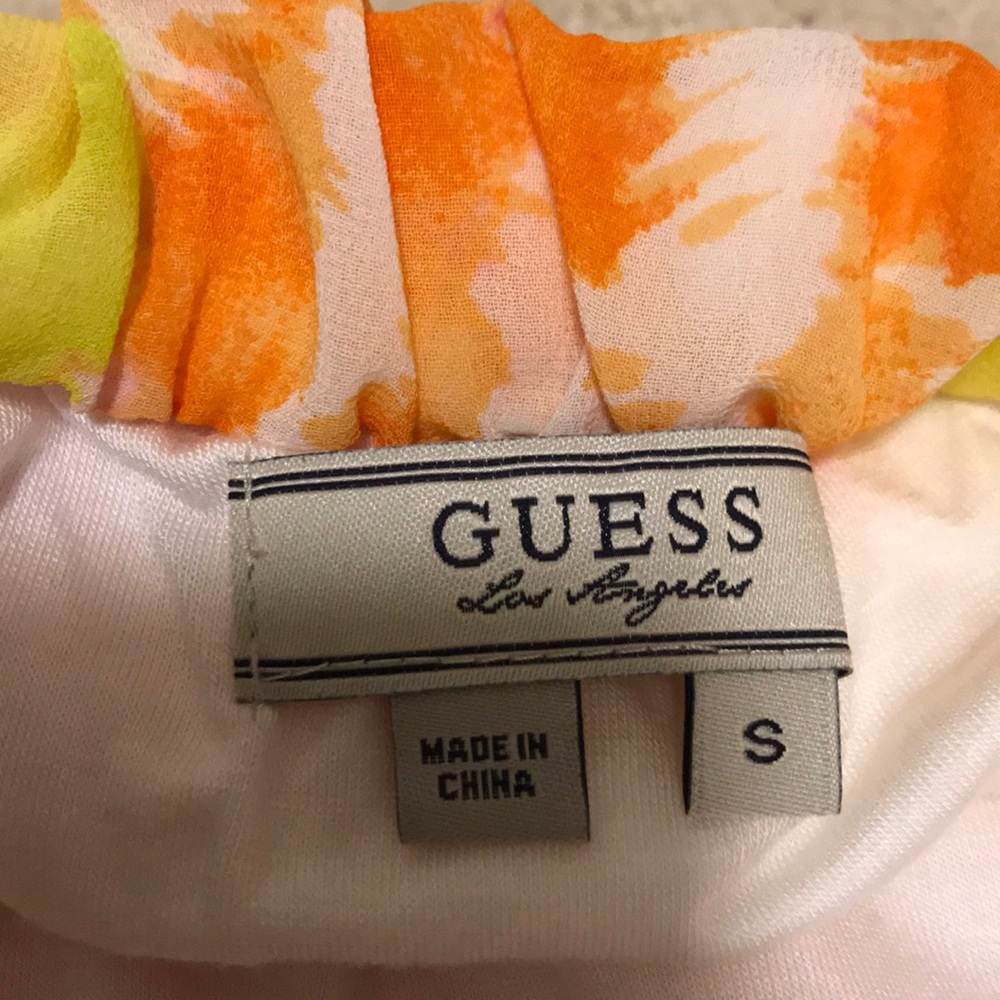 NWT Guess asymmetrical chiffon dress S - Picture 6 of 7